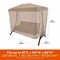 Modern Leisure Chalet 2-Seat Patio Canopy Swing Cover, 87 in. L x 64 in. W x 66 in. H, Beige 2922 - alternate 4